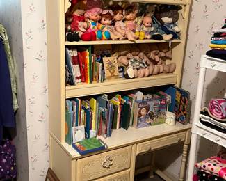 • Childs Desk & Hutch • Vintage Children’s books