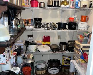 • Crockpots • Kitchen Appliances • Kitchen Grills • Coffee pots and more
