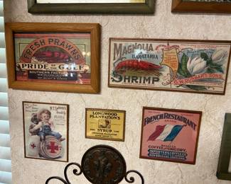 • Many Vintage Advertisement Prints
