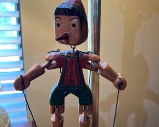 Wood Pinocchio Puppet