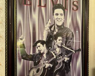 Framed Elvis print