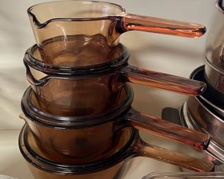 Amber visions Corning ware cooking set 