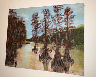 Louisiana Swamp scene Oil painting