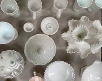 Milk glass galore!