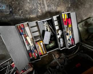 tool box and tools