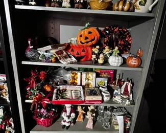 Thanksgiving, Halloween, Christmas decor