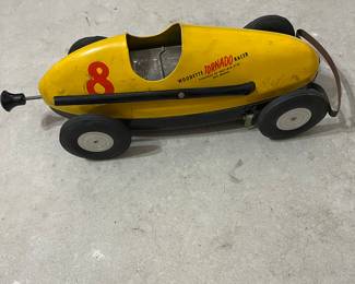 Woodette tornado Racer with the number 8 on it dates back to 1950.