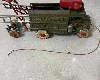 This is a 1920's cast iron Bell Telephone Service Truck.