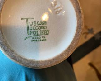 Tuscan Decor Pottery