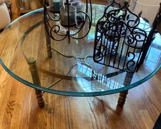 Round Glass Table 