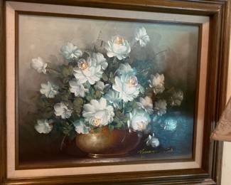 Gardenia Oil Painting - Robert Cox