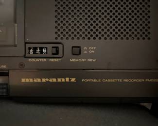marantz Portable Cassette recorder