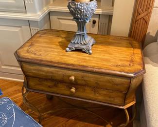 Solid Walnut Side Table 