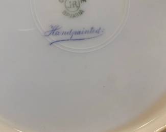 Charlotte Bavaria Handpainted Plate