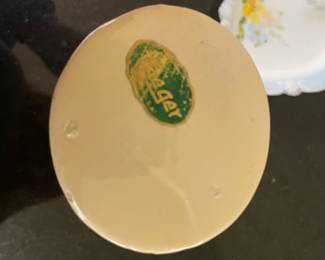 Haeger Cream Cornucopia Horn Vase