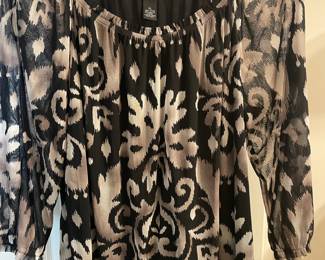 INC International Concepts 3/4 Sleeve Blouse - Size XL