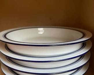 Set of 4 Dansk Bistro Christianshavn Blue Salad Bowls