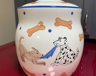 Inspirado Stonelite Seattle Porcelain Dog Treats Jar