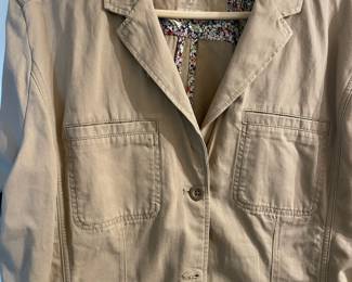 Eddie Bauer Beige Blazer Jacket - Size 20 Tall