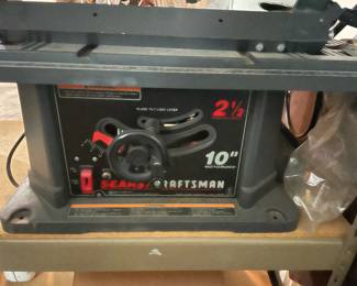 Sears Craftsman 10" Motorized Table Saw