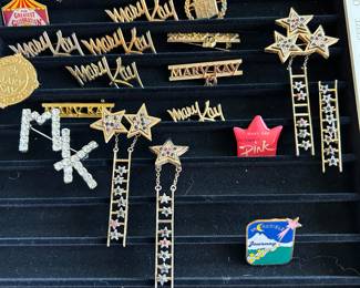 Mary Kay pins, plus tons of product