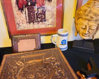 Hand tooled leather album is filled with music from Panama. 