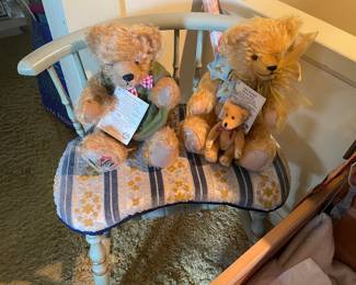 Herman, etc Mohair Bears