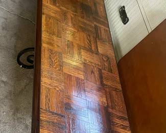 Cool MCM Wood/Iron Coffee Table