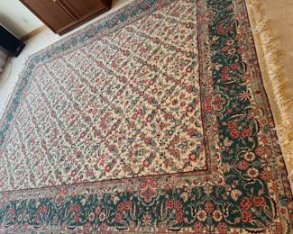 Vintage floral rug