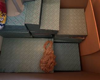 Boxes and boxes of vintage Madame Alexander dolls in original boxes