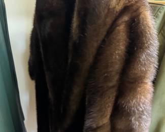 Vintage mink fur coat