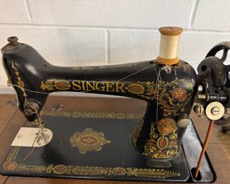 Singer Red Eye sewing machine 