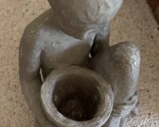 Boy with bowl sculpture 