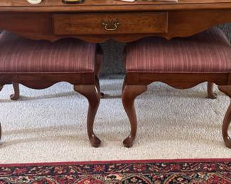 Thomasville table and stools