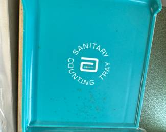 Sanitary counting tray