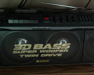 Vintage boombox