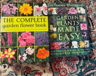Gardening and flower books