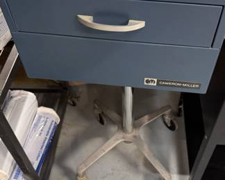 Vintage Cameron Miller office cart