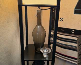 Lamp with shelves