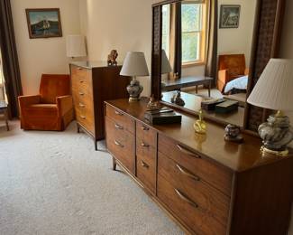 Lane Perspectia dressers, vintage bedroom suite
