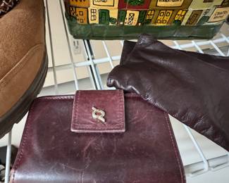 Leather vintage wallet 