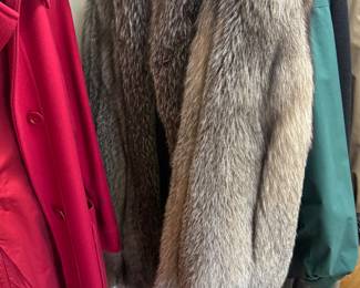 Fox fur coat vintage