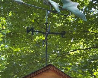 Brass patina duck weathervane (we can sell)!