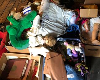 Attic above garage workshop