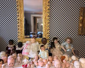 Home Kiln made dolls and parts