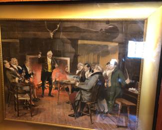 Walter Dendy Sadler interior scene fine antique print 