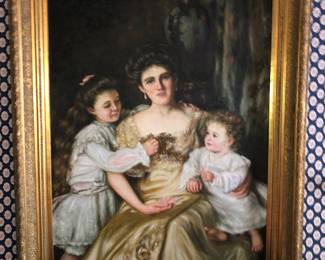 Large oil on canvas 