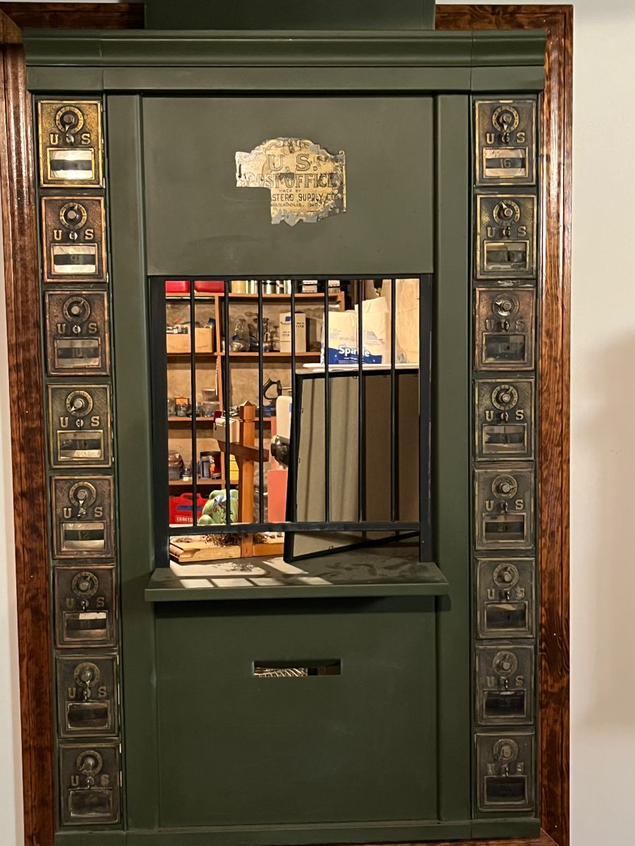 Post Office window from Todd, NC