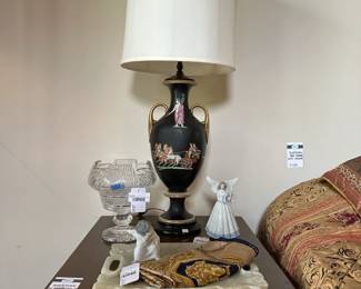 Lladro angel thinking