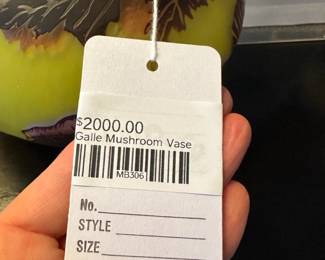 Galle Mushroom Vase